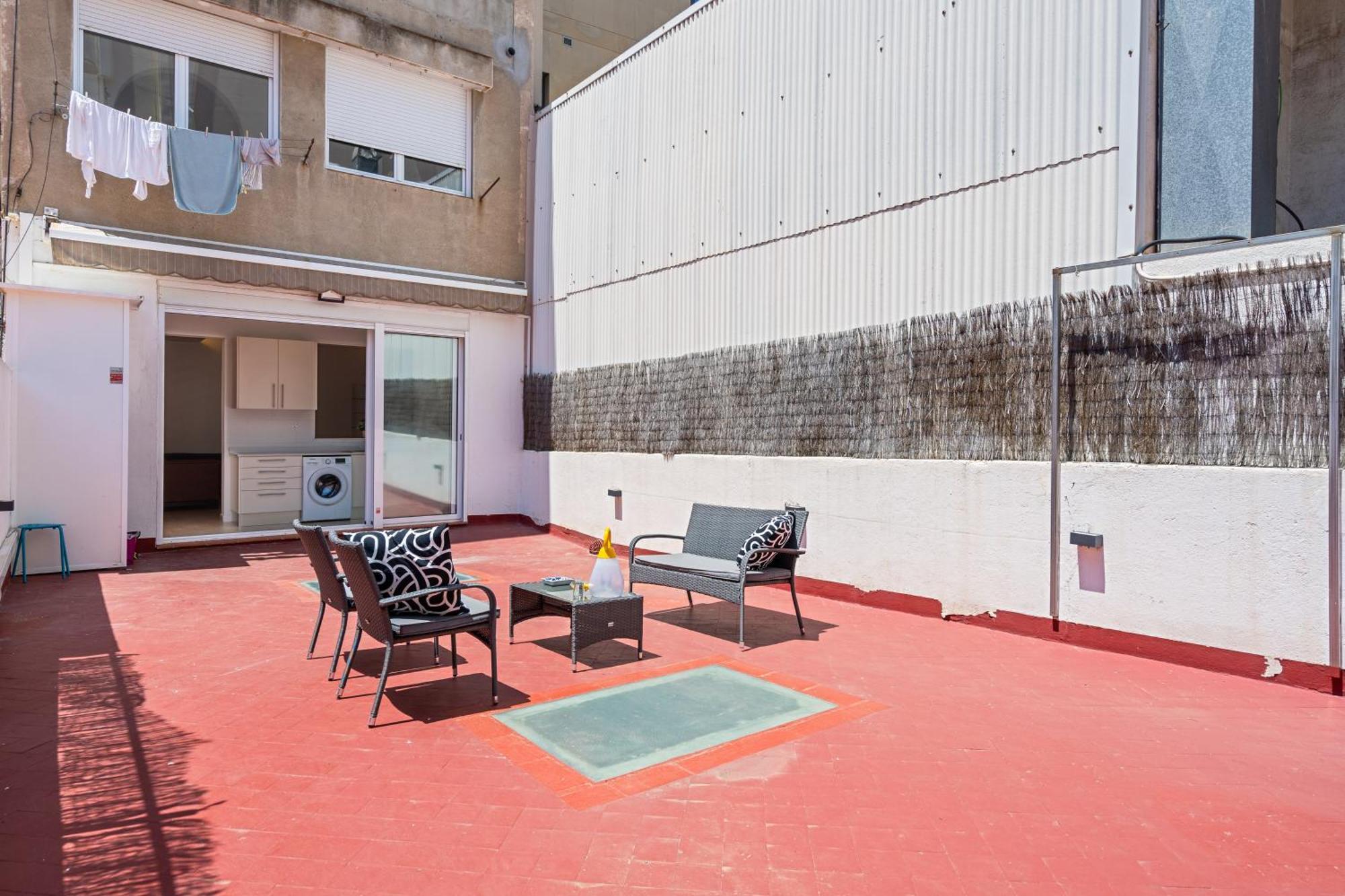 Leilighet Grcia Charm Sunlit Terrace, Ac & Exposed Brick *